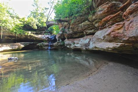One Of Many Swimming Holes Near Old Mans Cave Hocking Hills State
