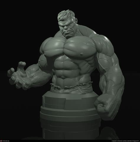 The Hulk By Brandon Lawless 3d Cgsociety Hulk Art Portfolio Marvel