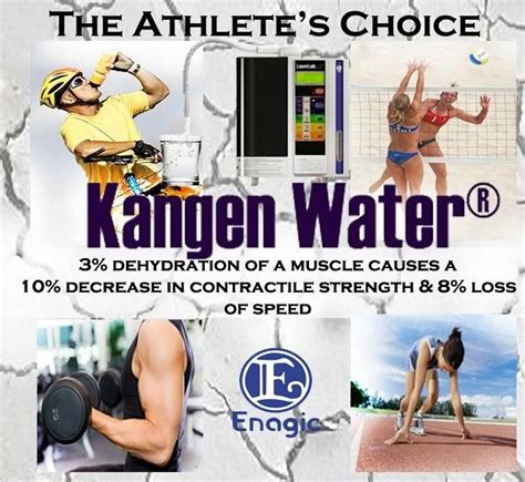 Kangen Water® The Athlete S Choice Kangen Water Benefits Alkaline Water Benefits Health