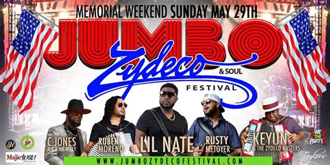 Jumbo Zydeco Soul Festival 13104 S Post Oak Rd Houston Tx May