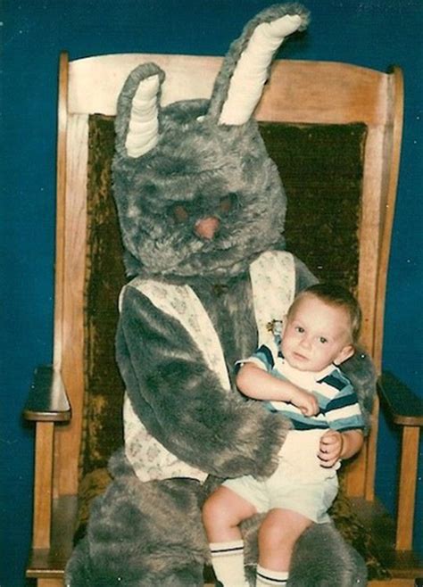 These Creepy And Disturbing Vintage Easter Bunny Photos That Will Make Your Skin Crawl Vintage