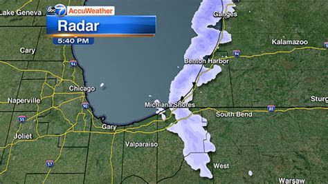 Lake Effect Snow Prompts Winter Storm Warning Abc7 Chicago