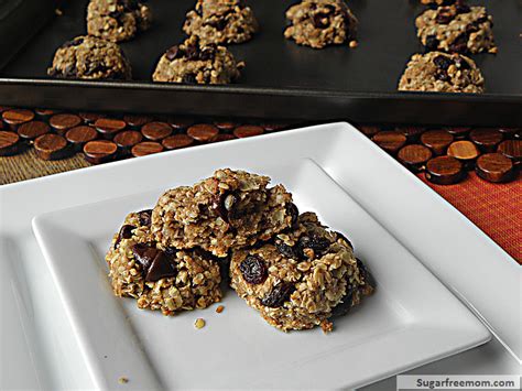 20% less net carbs than regular cookies! Healthy Oatmeal Raisin Cookies: No Sugar Added