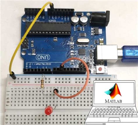 Interfacing Arduino With Matlab Blinking Led