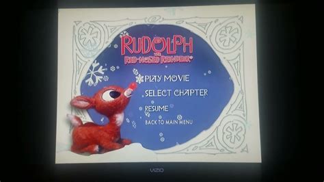 Rudolph The Red Nosed Reindeer Dvd Menu Us🇺🇸 Youtube