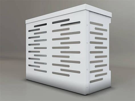 Armadio in alluminio per esterni. Copertura Motore Esterno Condizionatore - The Homey Design