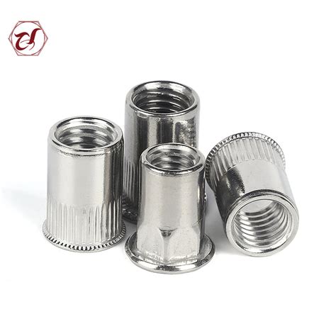 Stainless Steel M Flat Head Rivet Nuts China Stainless Steel Rivet Nuts And Flat Head Rivet Nuts