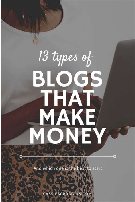 Types Of Blogs That Make The Most Money The Best One To Start Cassie Scroggins In