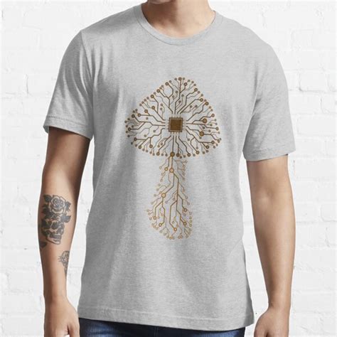 Magic Mushroom Psilocybin Circuit Board T Shirt For Sale By