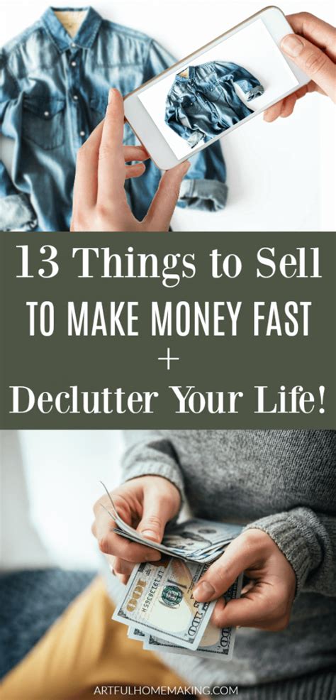 13 Things to Sell to Make Money and Declutter Your Life - Artful Homemaking