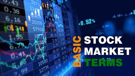 21 Basic Stock Market Terminology A Beginners Guide Stock Exchange