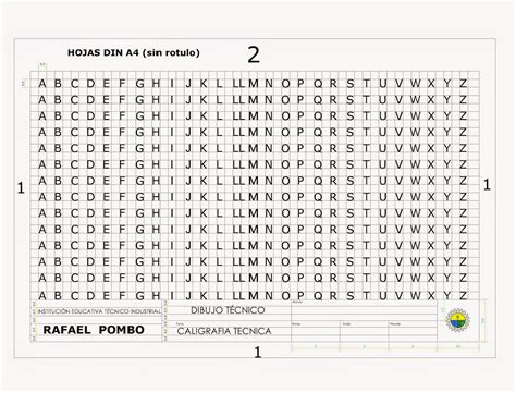 Dibujo TÉcnico Grado Octavo CaligrafÍa TÉcnica