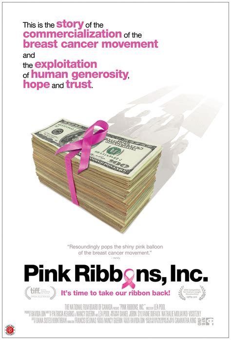 Pink Ribbons Inc Sounds Like The ‘roger And Me Of Breast Cancer