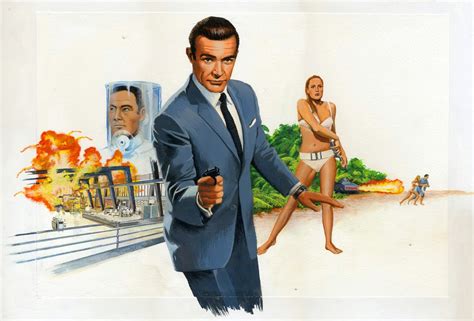 Illustrated 007 The Art Of James Bond Dr No Tribute Artwork