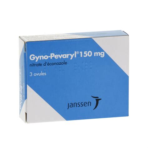 Gyno pévaryl 150 mg boîte de 3 ovules Médicament conseil Pharmacie