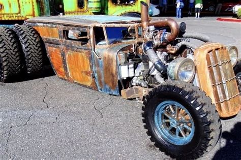 Video A Diesel Driven Dually Rat Rod