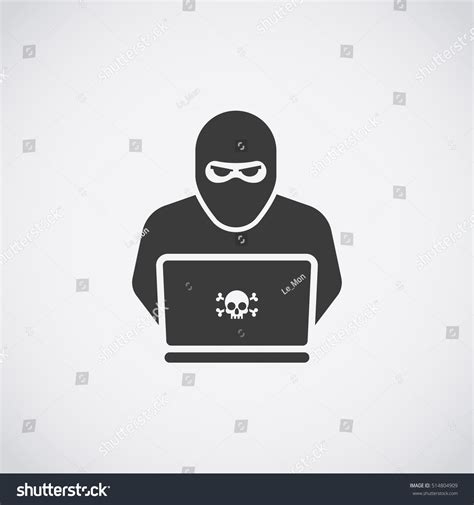 Download Hacker Icon Ninja Laptop Stock Vector 514804909 - Shutterstock