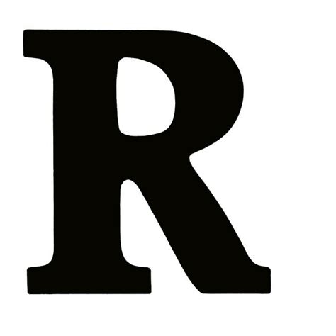 Black Letter R