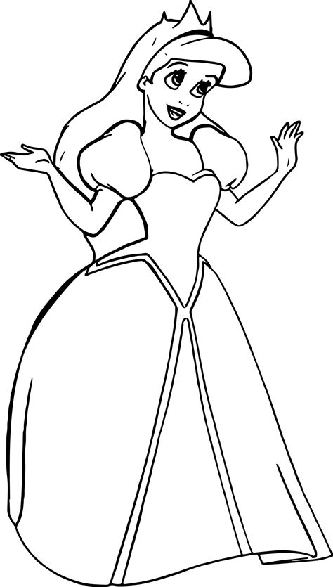Ariel Coloring Pages Printable