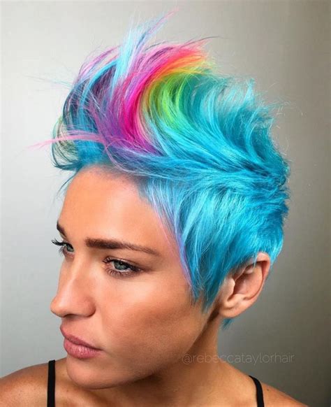 70 Most Gorgeous Mohawk Hairstyles Of Nowadays Bright Hair Mohawk Hairstyles Hair Styles