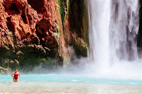 Havasu 6 Hike To Mooney Falls As Her World Turns