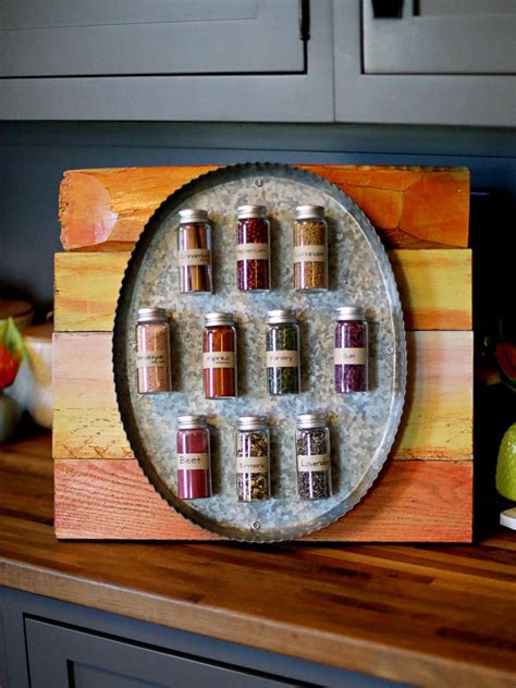 How To Build A Magnetic Spice Rack Hgtv