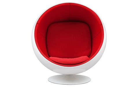 The ball chair was designed by eero aarnio in 1963 and presented at the international furniture fair in cologne in 1966, and it became aarnio's international breakthrough. ADELTA'S Ball Chair from Eero Aarnio