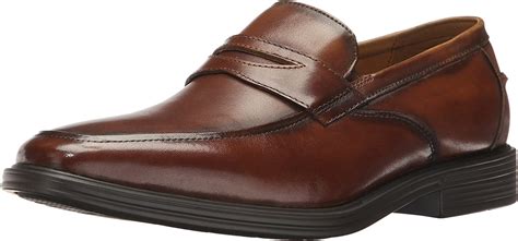 Florsheim Men S Holtyn Comfortech Slip On Penny Dress Shoe Loafer Cognac 9 5 Amazon Ca