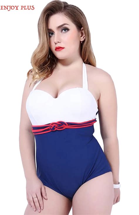 Xl Xxl Xxxl Chest 90 108cm Plus Size New Summer 2018 Women Swimsuit One Piece Big Breasted Push
