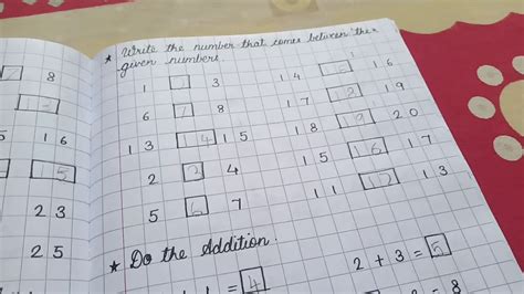 Maths Activity Notebook For 5 Years Old Our Journey At Home Diy
