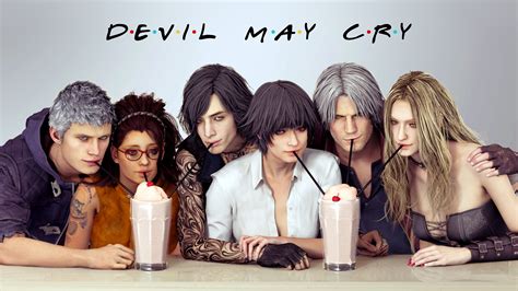 Devil May Cry Nero Nico V Lady Dante Trish K Wallpaper