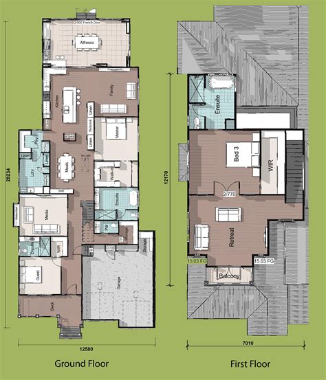 Two Storey Floorplan The Odyssey By National Homes Modern House