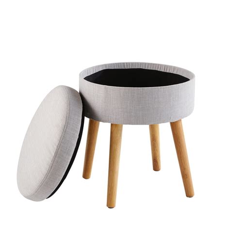 We did not find results for: Light Grey Storage Stool with Rubber Wood Legs Pin'Up ...