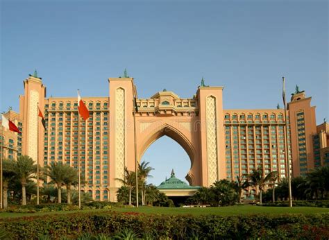 Atlantis Hotel Palm Jumeirah Dubai United Arab Emirates Stock Image