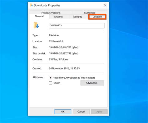 How To Change Download Location Windows 10