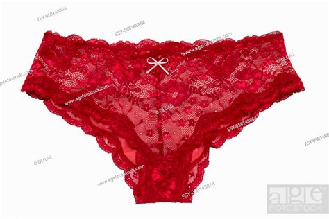 underwear woman isolated close up of a luxurious elegant sexy red lacy thongs panties isolated