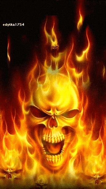 Skull Flames Flames In 2019 Skull Wallpaper Skull Art Skull Pictures