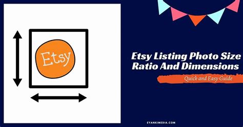 Best Etsy Listing Photo Size And Ratio For Product Photos August 2023