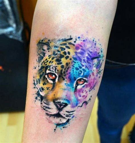 Women Tattoo Cheetah Girly Tattoo Beautiful Colorful Tattooviral