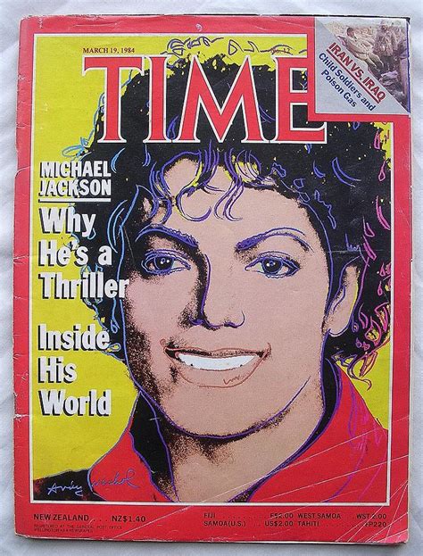 Michael Jackson Cover Time Magazine March 19 1984 From Molotov On Ruby Lane