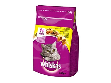Whiskas 1 Сухой корм для кошек подушечки с курицей 950 г 2584590
