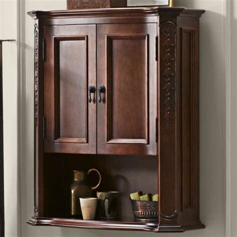 How to install medicine mirror cabinet. Ronbow Bordeaux Bathroom Wall Cabinet in Colonial Cherry ...