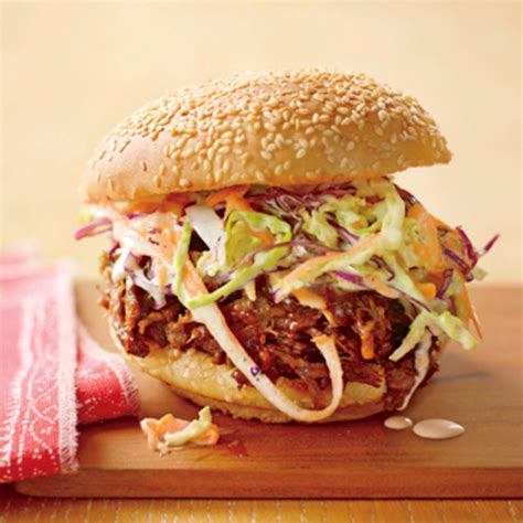 Top with onion rings and dill pickles if desired. shredded barbecue beef sandwiches