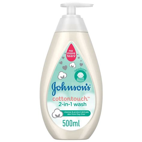 Purchase Johnsons Cotton Touch 2 In 1 Baby Wash 500ml Online At Best