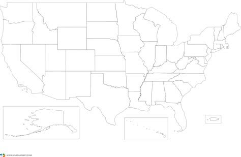 Black Map Of The United States Map