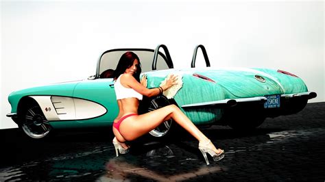 Sexy Models Posing With Corvettes Corvetteforum