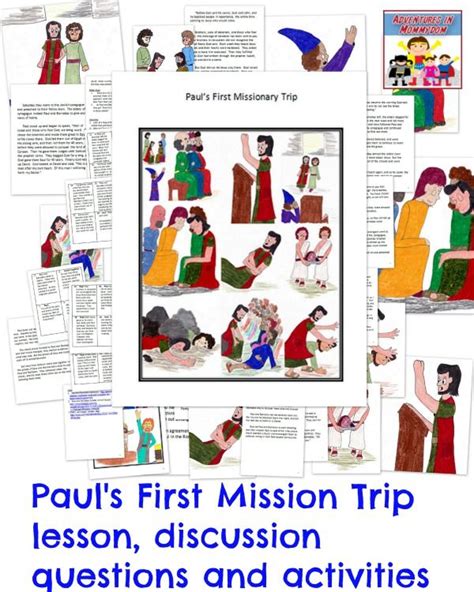 Paul saw many idols in this city, even one named the unkown god; Paul's First Missionary Journey lesson | Kids church ...