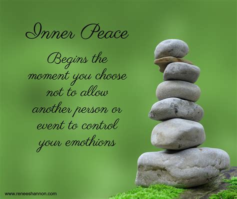 Inner Peace Begins The Moment You Choose Not