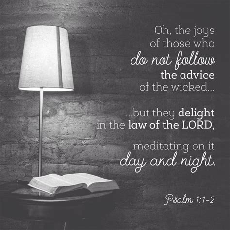 God wants us to meditate upon his word day and night. Pin on Scripture