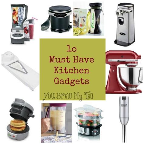 Kitchen gadget gifts for her. 10 Must Have Kitchen Gadgets - You Brew My Tea